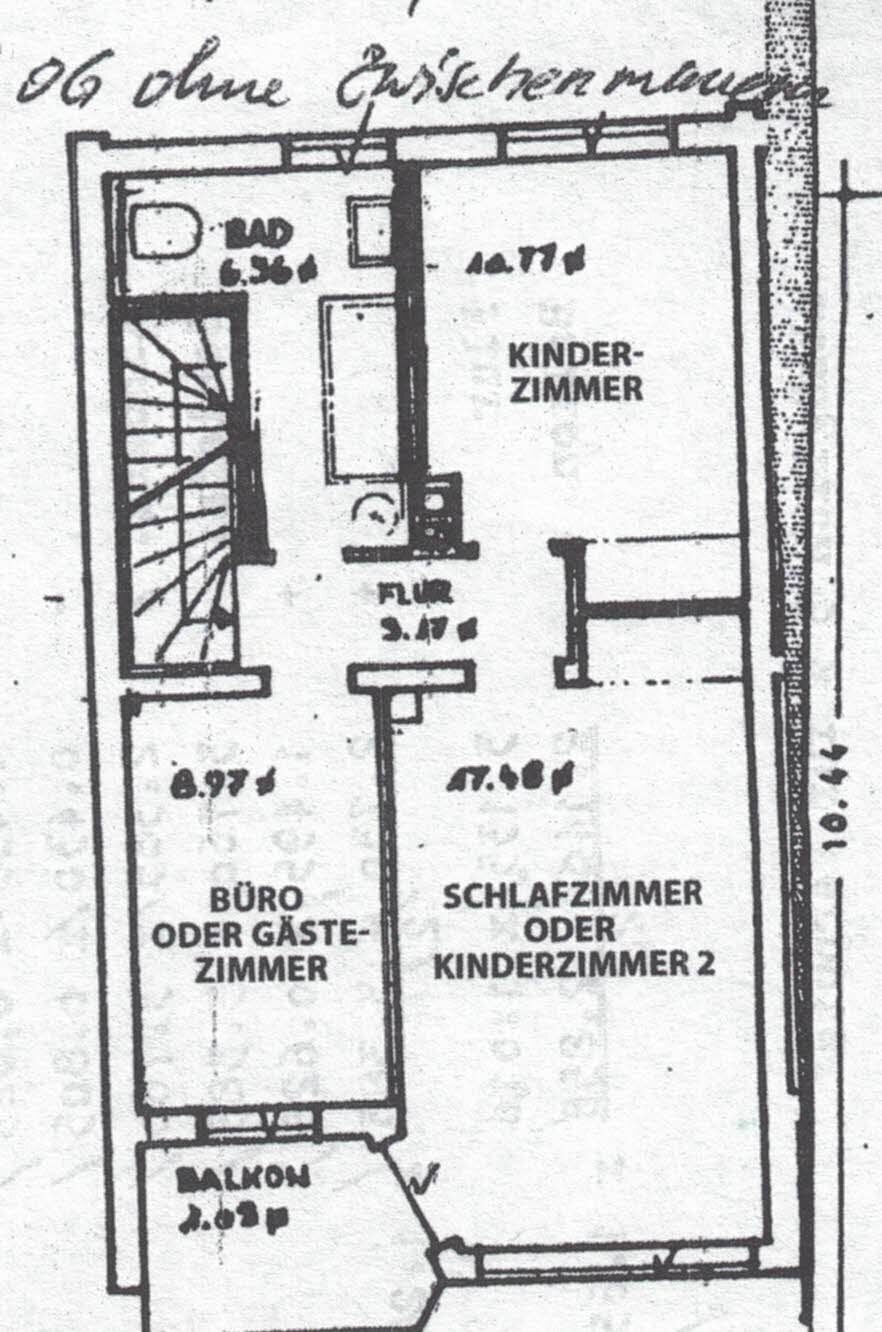 Grundriss Obergeschoss